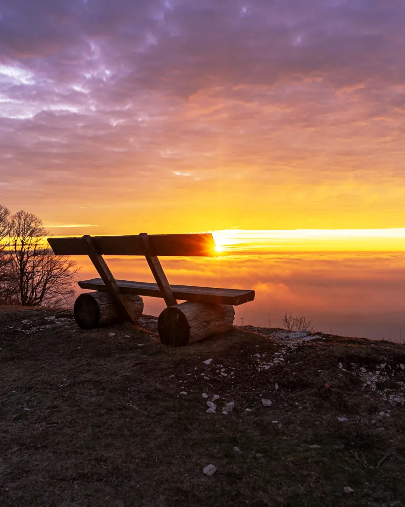 Sonnenuntergang-Hesselberg
