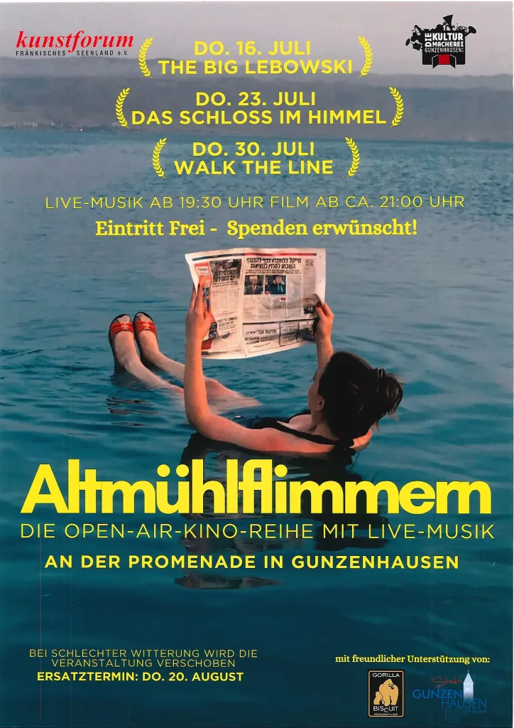 Altmühlflimmern (Quelle: Tourismusverband Fränkisches Seenland)