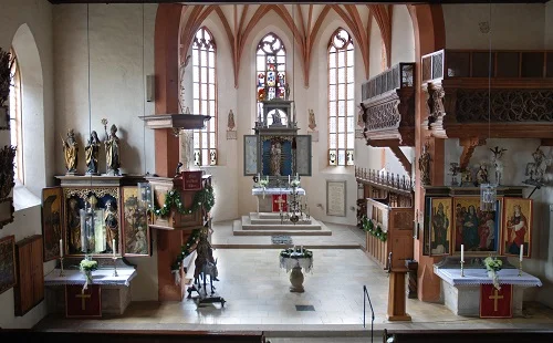 Ein Schatzkästlein Frankens – Offene Führung durch die Rieter-Kirche (Quelle: Tourismusverband Fränkisches Seenland)