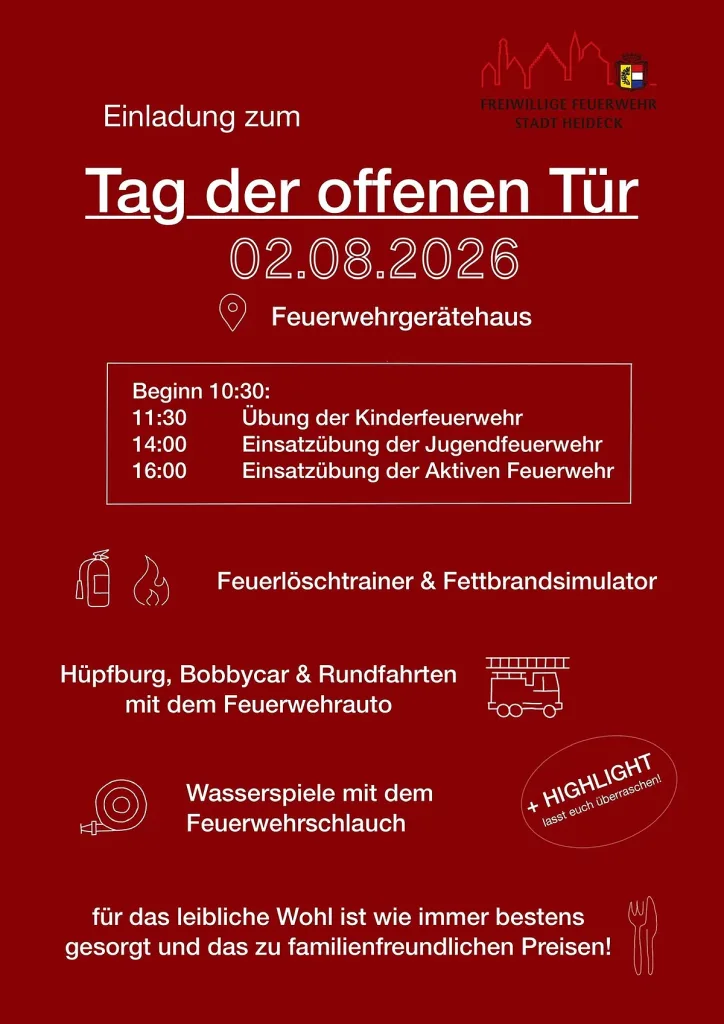 FF Heideck - Tag der offenen Tür (Quelle: Tourismusverband Fränkisches Seenland)