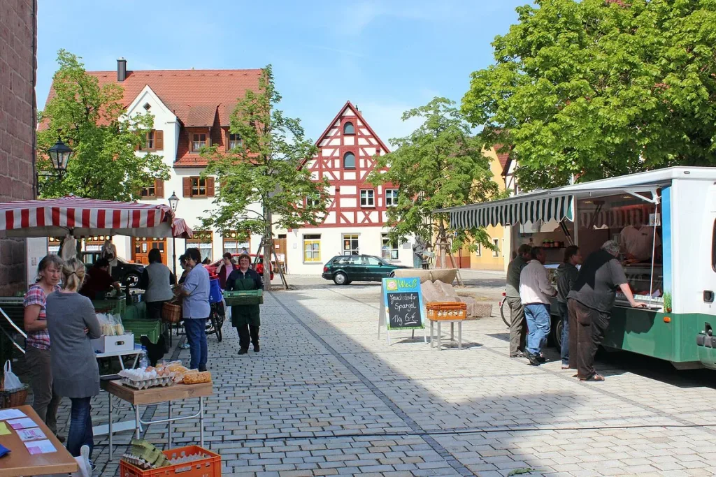 Heidecker Bauernmarkt (Quelle: Tourismusverband Fränkisches Seenland)