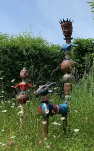 Kunst und Gartenlust – ein Skulpturengarten öffnet sich (Quelle: Tourismusverband Fränkisches Seenland)