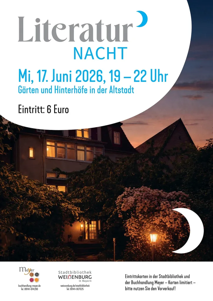Literaturnacht -ausverkauft- (Quelle: Tourismusverband Fränkisches Seenland)