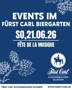 Live-Musik im Fürst Carl Biergarten (Quelle: Tourismusverband Fränkisches Seenland)