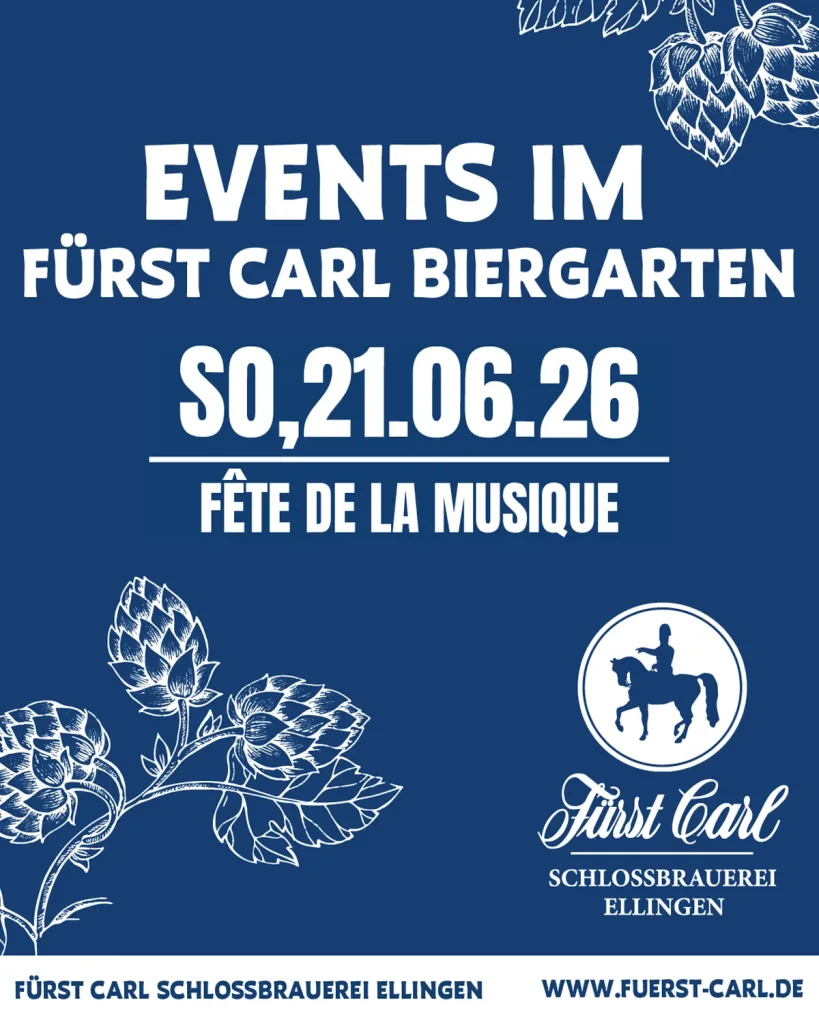 Live-Musik im Fürst Carl Biergarten (Quelle: Tourismusverband Fränkisches Seenland)