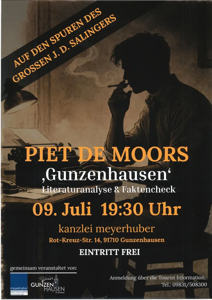 Piet de Moors – Gunzenhausen (Quelle: Tourismusverband Fränkisches Seenland)