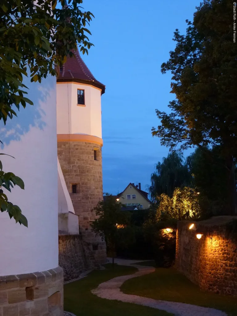 Roth bei Nacht – Abendführungen (Quelle: Tourismusverband Fränkisches Seenland)