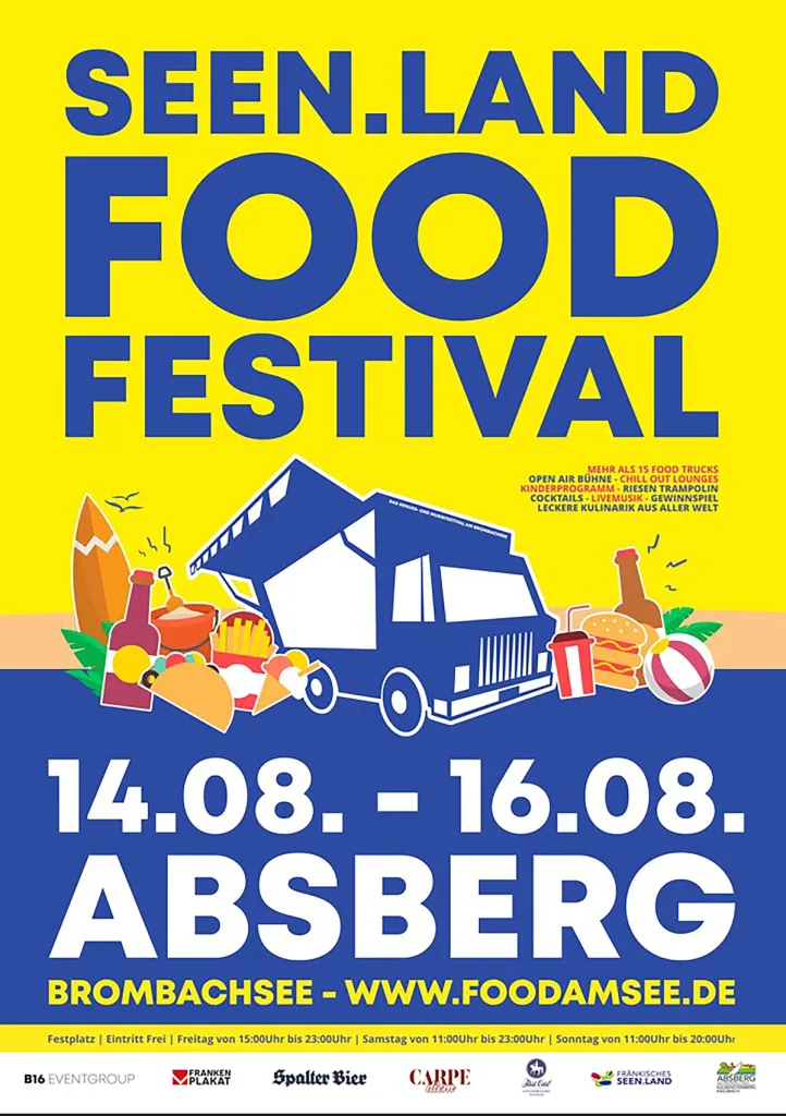 Seen.Land Food Festival 2026 (Quelle: Zweckverband Brombachsee)