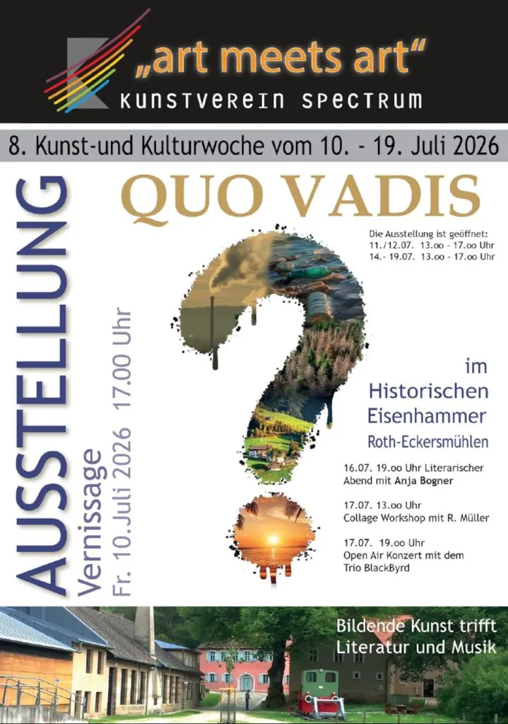 8. Kunst- und Kulturwoche des Kunstvereins Spectrum (Quelle: Tourismusverband Fränkisches Seenland)