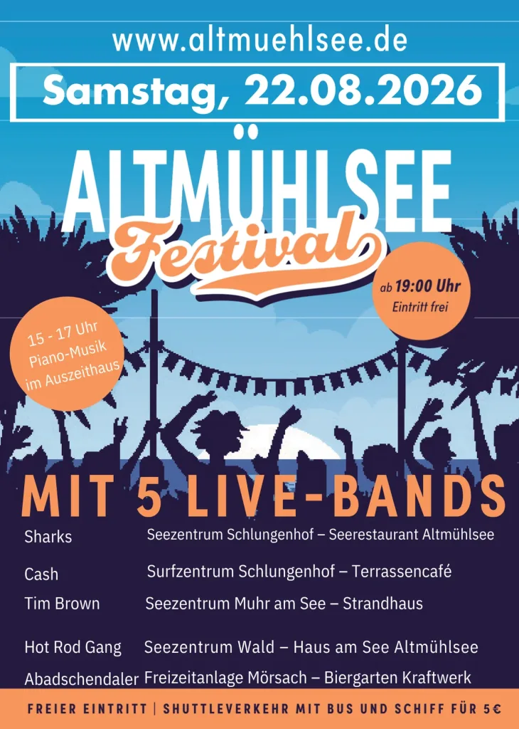 Altmühlsee-Festival (Quelle: Tourismusverband Fränkisches Seenland)