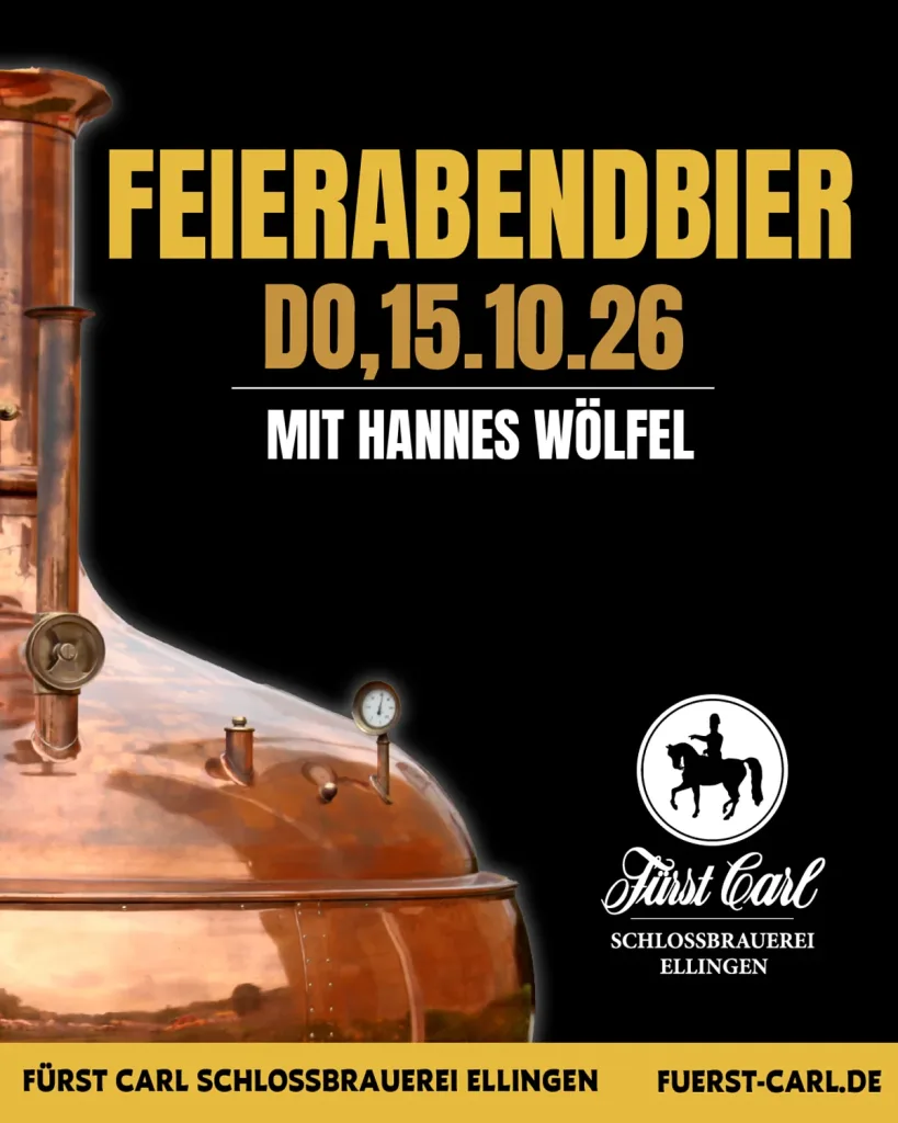 Feierabendbier im alten Sudhaus der Fürst Carl Schlossbrauerei (Quelle: Tourismusverband Fränkisches Seenland)