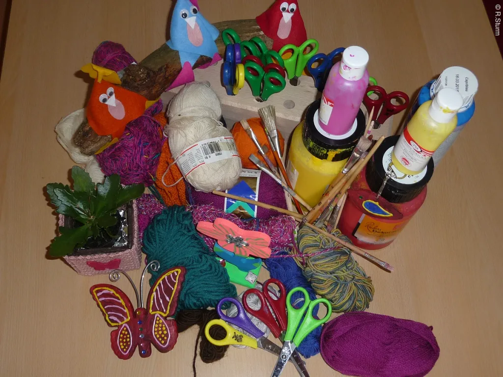 Handarbeiten, Basteln und Mehr.... (Quelle: Zweckverband Brombachsee)