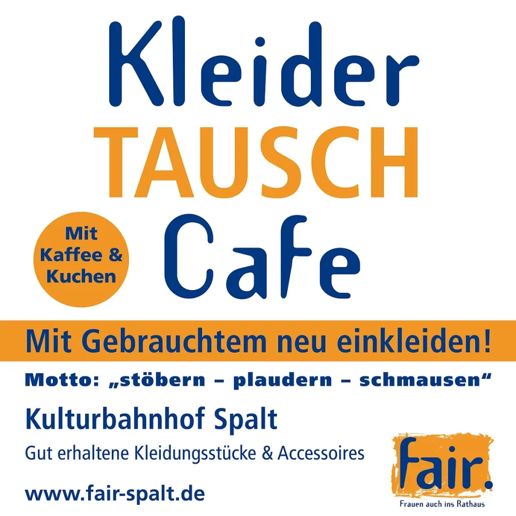 Kleidertausch-Café (Quelle: Zweckverband Brombachsee)