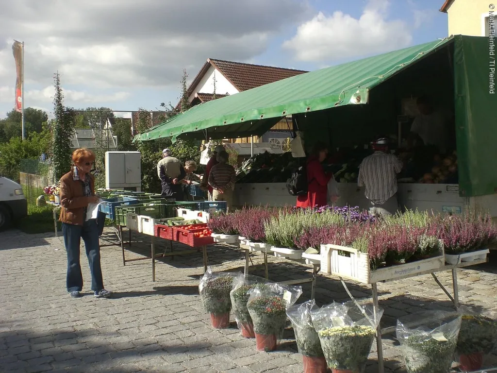 Pleinfelder Wochenmarkt (Quelle: Zweckverband Brombachsee)