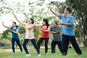 Qigong (Quelle: Zweckverband Brombachsee)