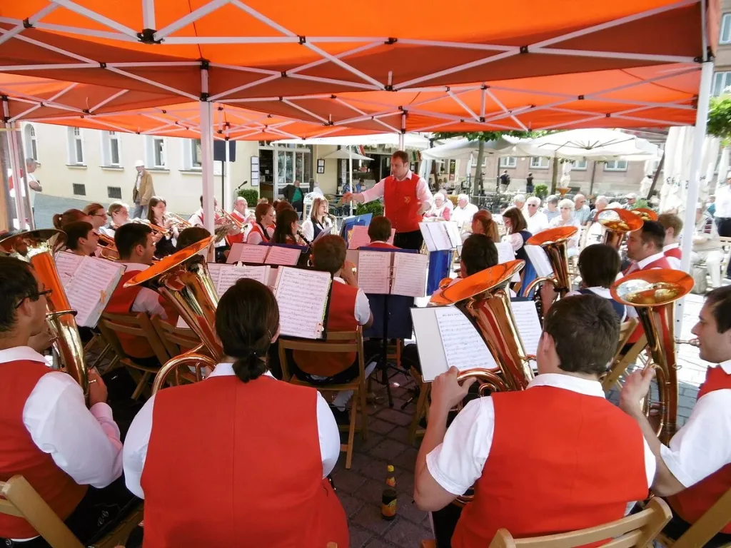 Samstagskonzert am Marktplatz - Heute: Jugendkapelle Gunzenhausen (Quelle: Tourismusverband Fränkisches Seenland)