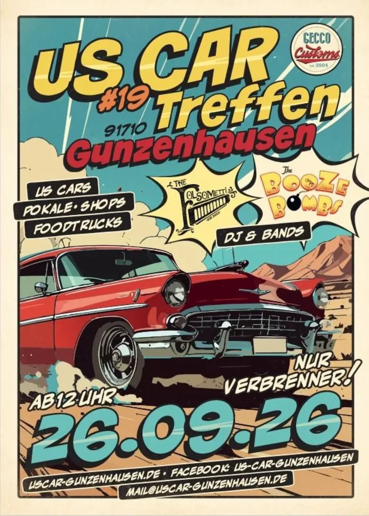 US-Car Treffen (Quelle: Tourismusverband Fränkisches Seenland)