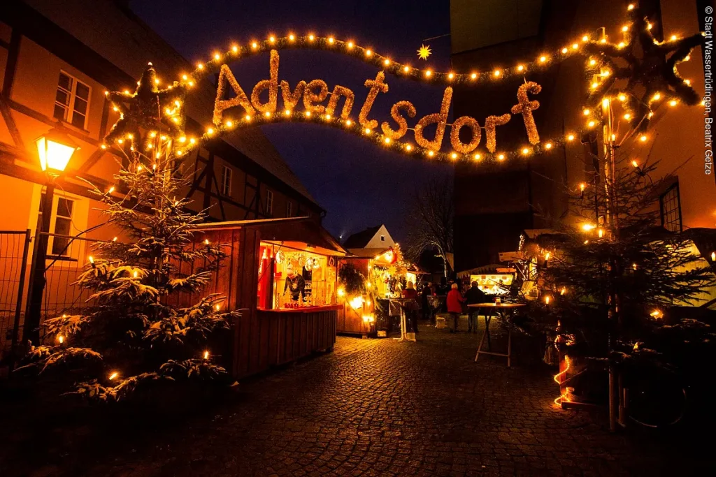 Adventsdorf Wassertrüdingen (Quelle: Tourismusverband Fränkisches Seenland)
