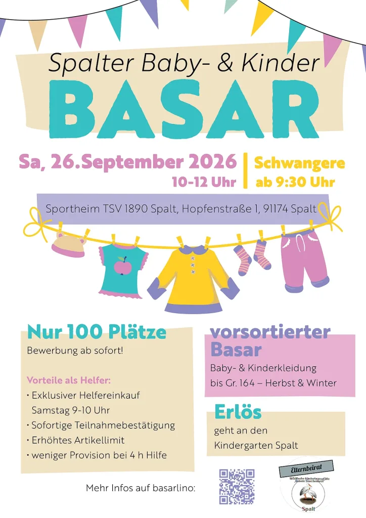 Basar für Baby- und Kinderklamotten (Quelle: Spalt Tourismus)