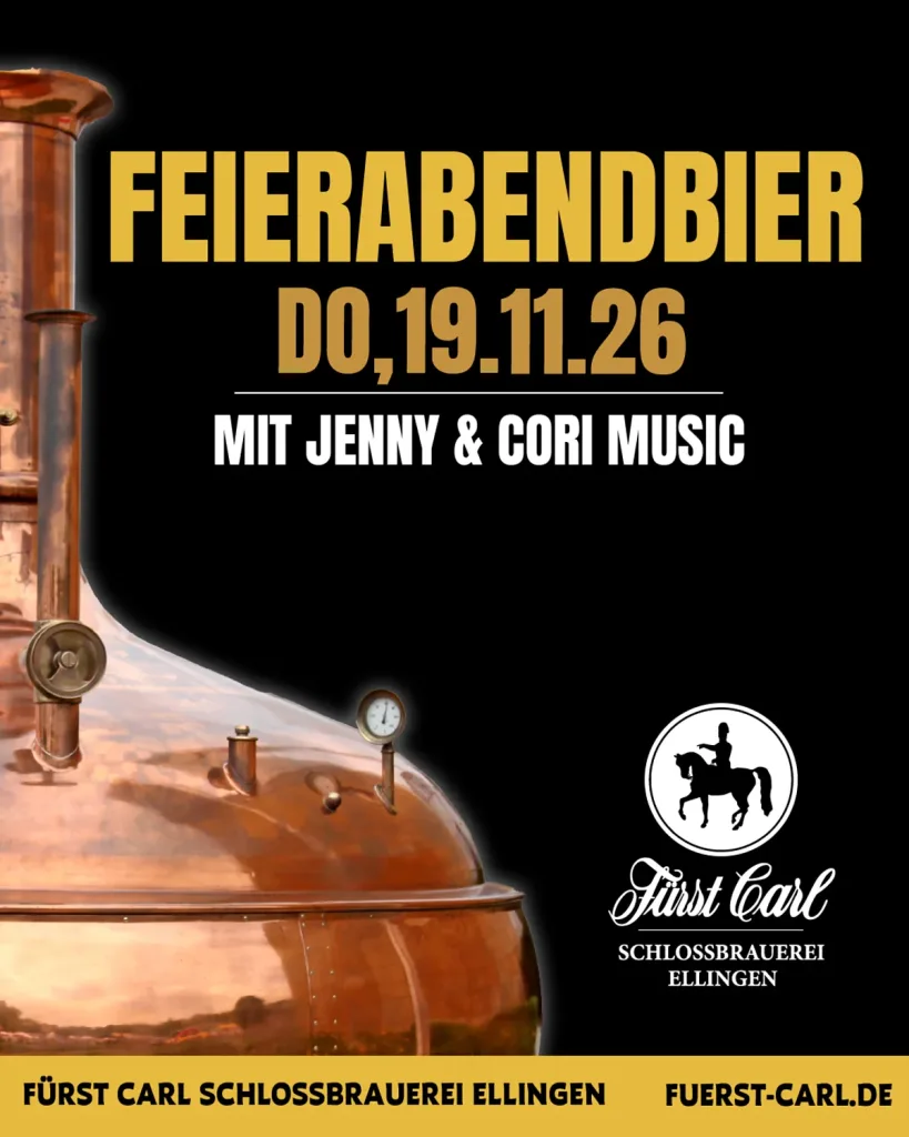 Feierabendbier im alten Sudhaus der Fürst Carl Schlossbrauerei (Quelle: Tourismusverband Fränkisches Seenland)