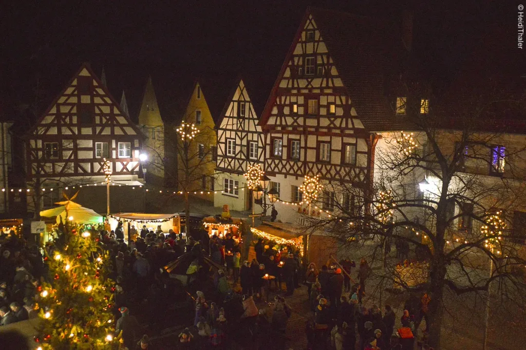 Heidecker Weihnachtsmarkt (Quelle: Tourismusverband Fränkisches Seenland)