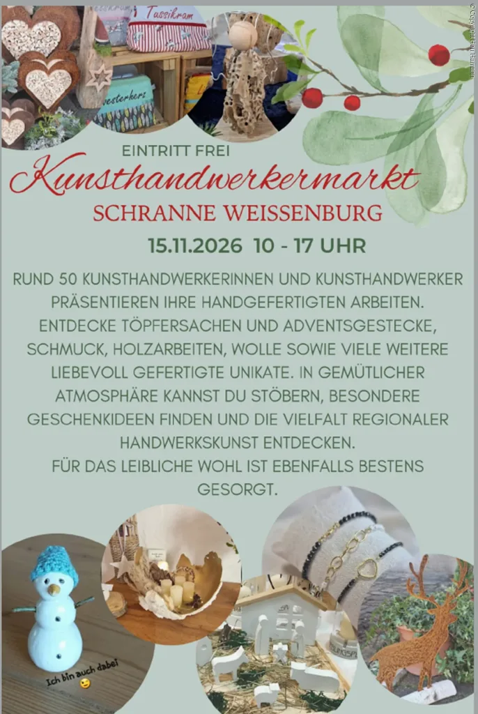 Hobbykünstlermarkt (Quelle: Tourismusverband Fränkisches Seenland)