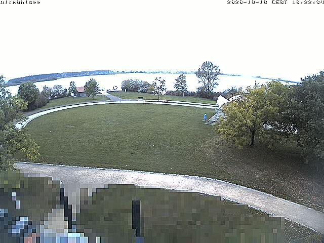 Blick auf die Anlegestelle am Altmühlsee bei Schlungenhof.