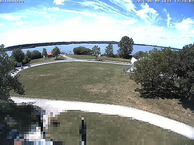 Live-Webcam: Altmühlsee Schlungenhof Anlegestelle