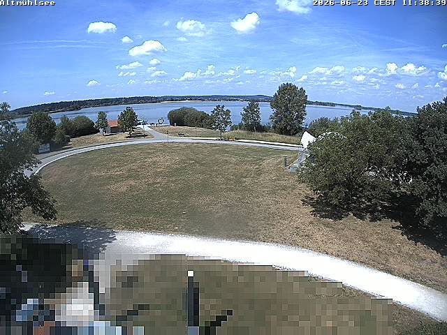 Live-Webcam: Altmühlsee Schlungenhof Anlegestelle