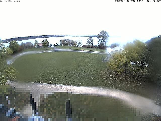Blick auf die Anlegestelle am Altmühlsee bei Schlungenhof.