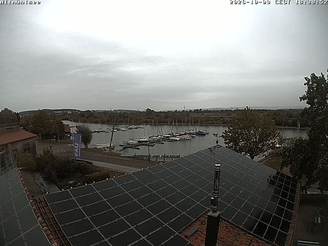 Live-Webcam: Altmühlsee Schlungenhof Hafen