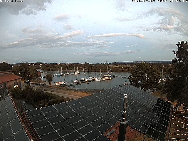 Live-Webcam: Altmühlsee Schlungenhof Hafen