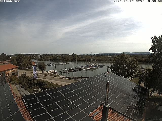 Live-Webcam: Altmühlsee Schlungenhof Hafen
