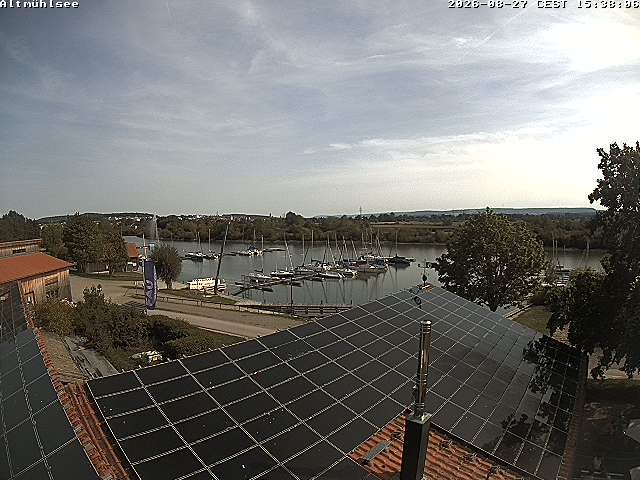 Live-Webcam: Altmühlsee Schlungenhof Hafen