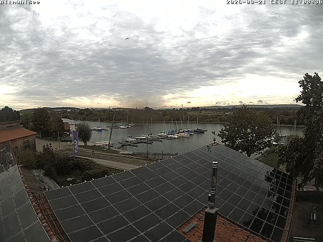Live-Webcam: Altmühlsee Schlungenhof Hafen