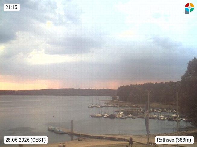 Live-Webcam: Rothsee Seezentrum Heuberg