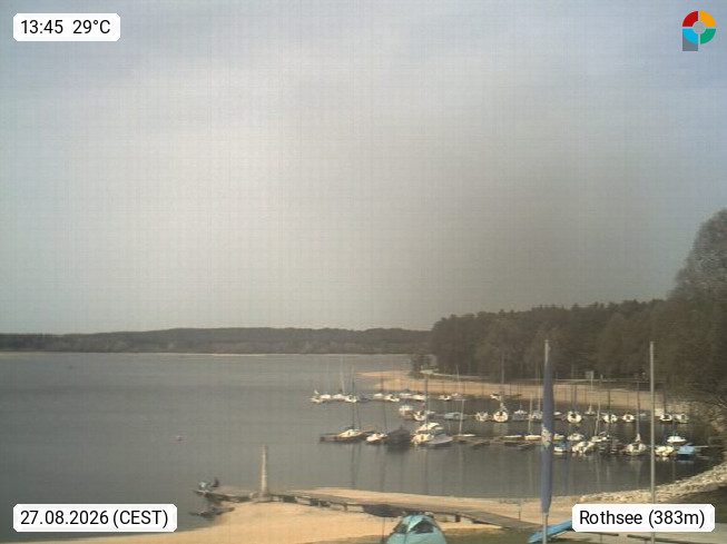 Live-Webcam: Rothsee Seezentrum Heuberg