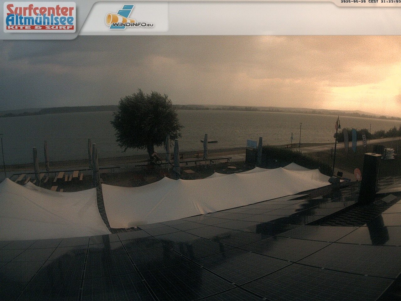 Live-Webcam: Surfcenter Altmühlsee