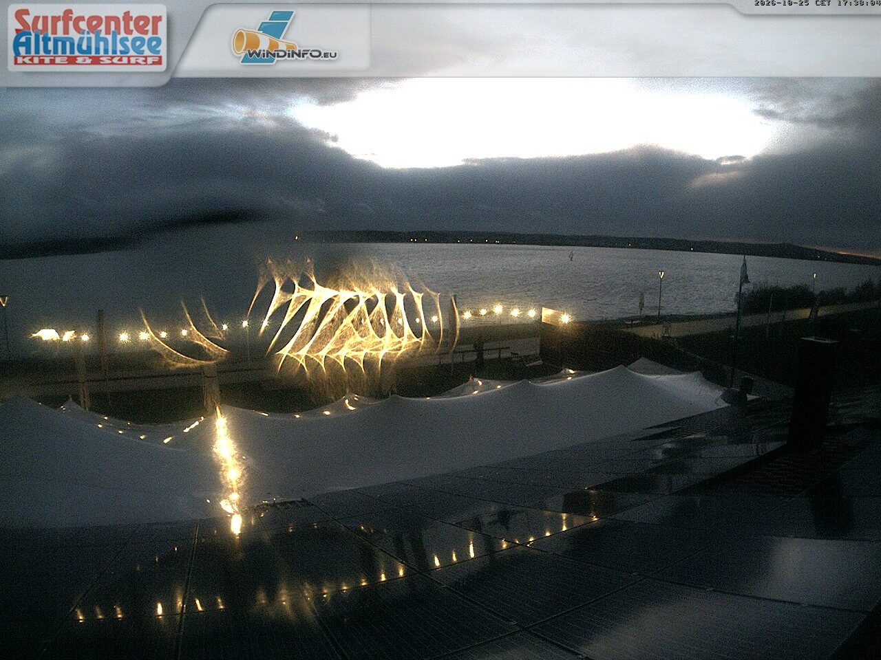 Webcam des Surfcenters am Altmühlsee.