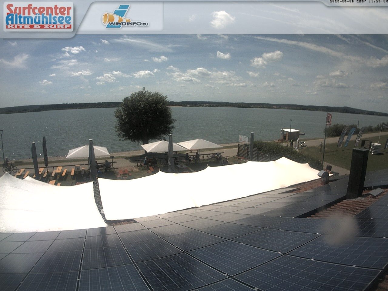 Live-Webcam: Surfcenter Altmühlsee