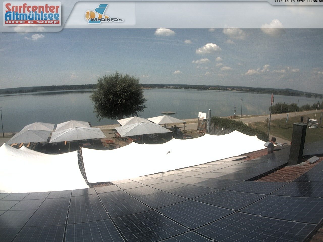 Live-Webcam: Surfcenter Altmühlsee