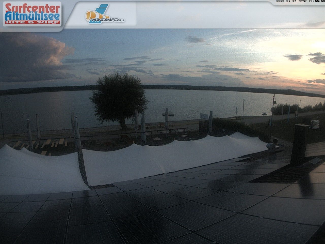 Live-Webcam: Surfcenter Altmühlsee