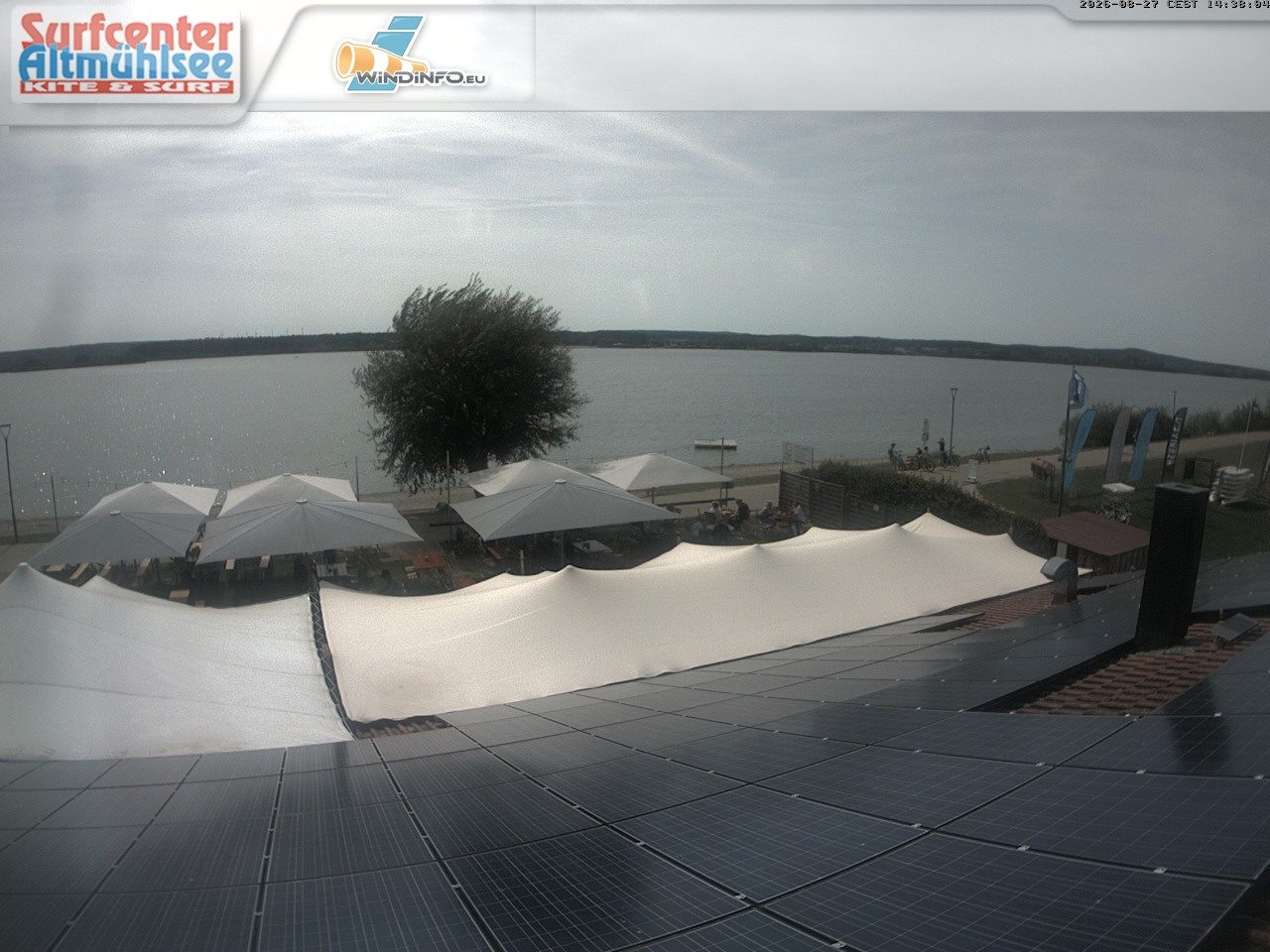 Live-Webcam: Surfcenter Altmühlsee