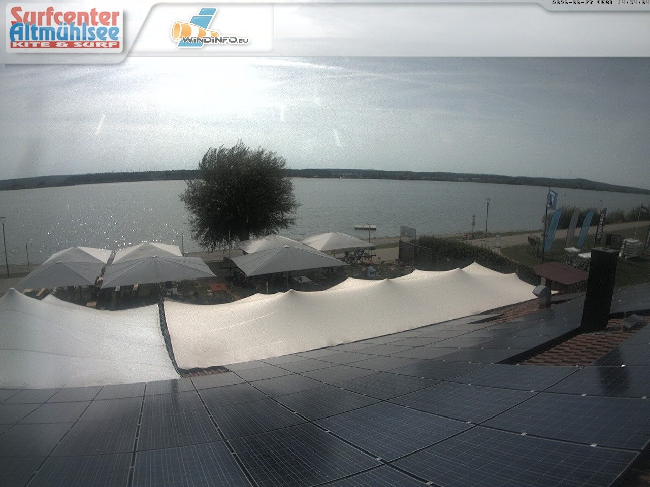 Live-Webcam: Surfcenter Altmühlsee