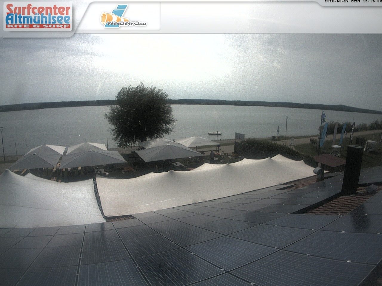 Live-Webcam: Surfcenter Altmühlsee