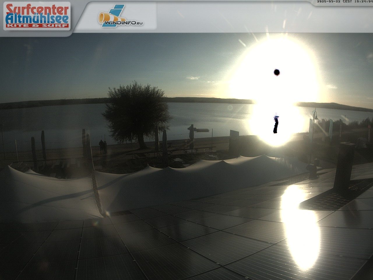 Live-Webcam: Surfcenter Altmühlsee
