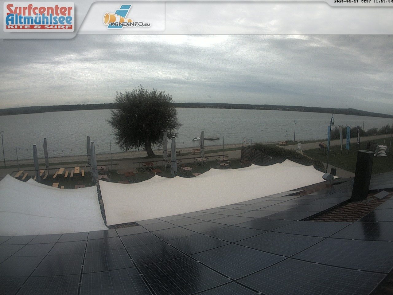 Live-Webcam: Surfcenter Altmühlsee