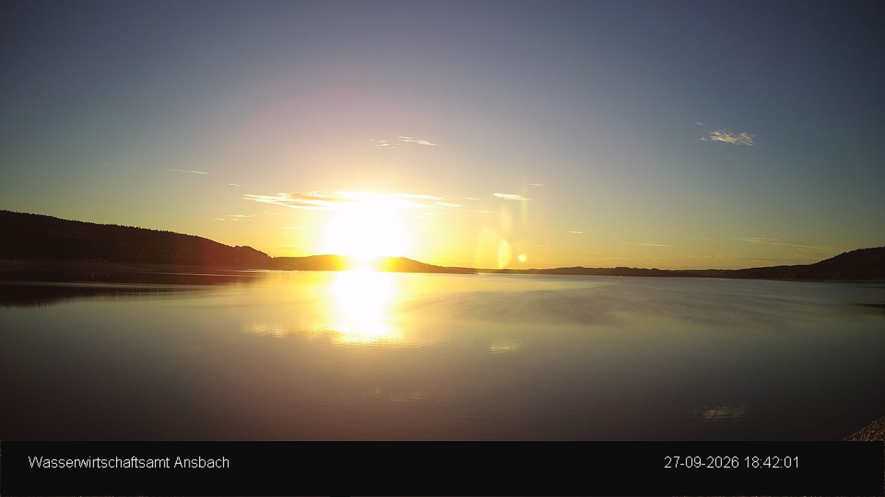 Live-Webcam: Überleitung Donau-Main (WWA Ansbach)