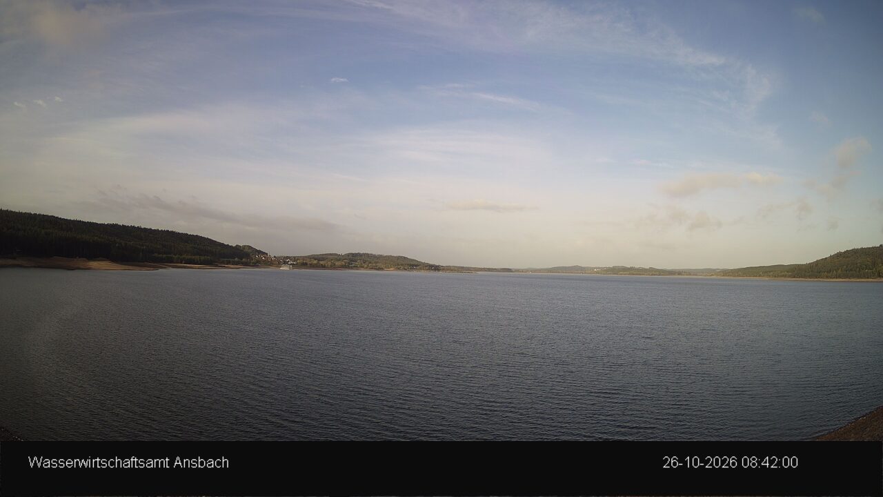 Webcam Überleitung Donau-Main (WWA Ansbach), Bild von 08:49 Uhr