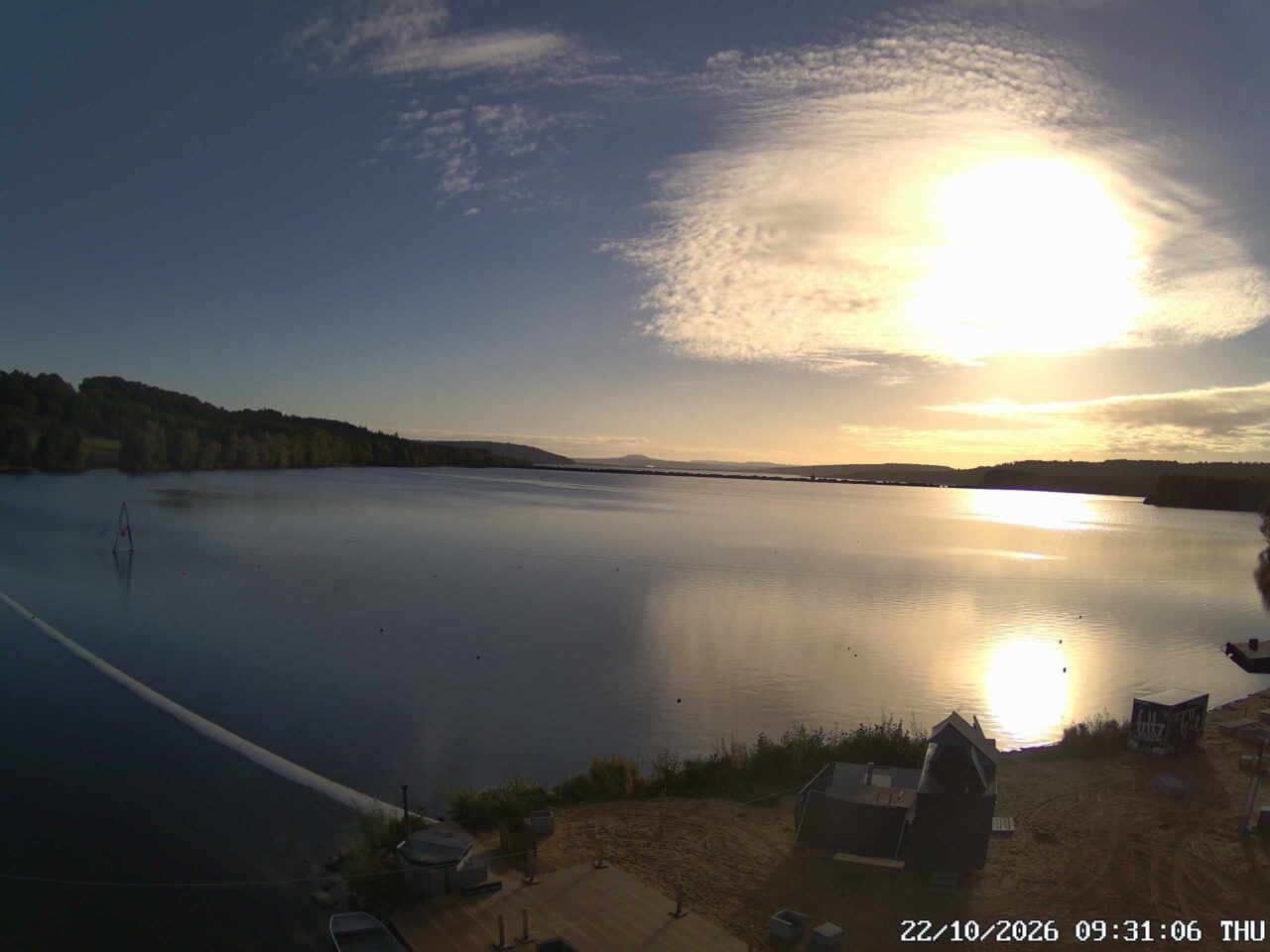 Webcam Wakepark Brombachsee Absberg, Bild von 09:31 Uhr